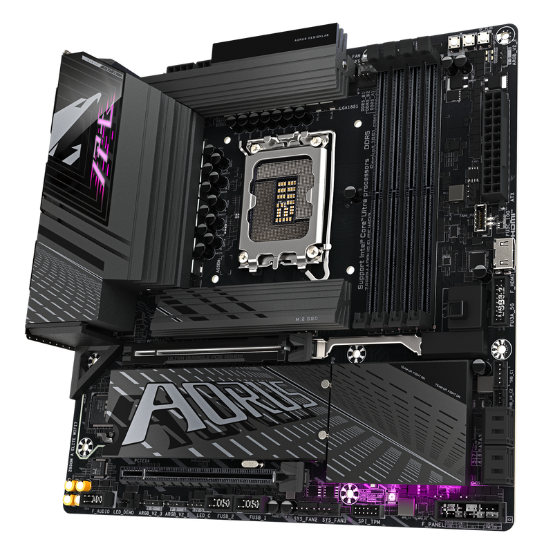 GIGABYTE Z890M AORUS ELITE WIFI7 DDR5,LGA 1851 mATX Motherboard 