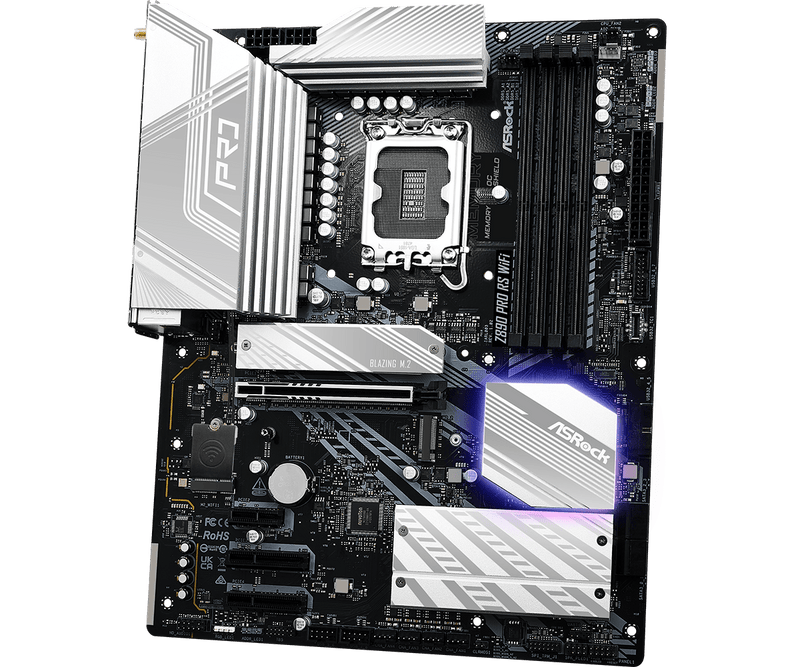 ASRock Z890 Pro RS WiFi DDR5,LGA 1851 ATX Motherboard