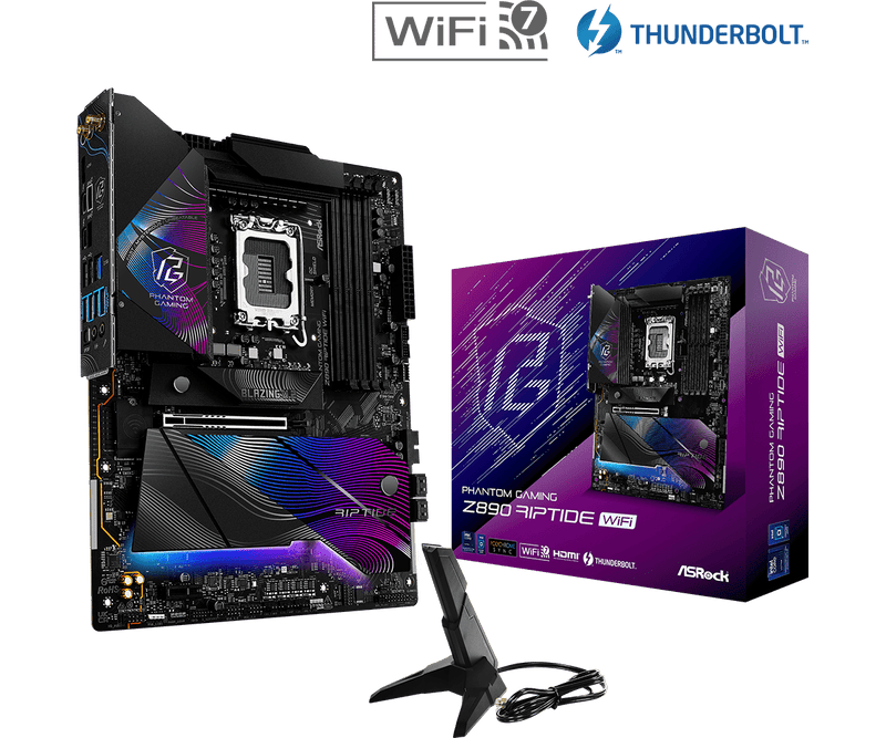 ASRock Z890 Riptide WiFi DDR5,LGA 1851 ATX Motherboard
