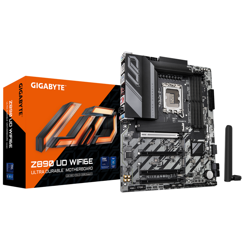 GIGABYTE Z890 UD WIFI6E DDR5,LGA 1851 ATX Motherboard 