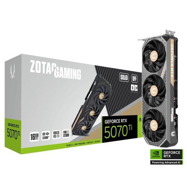 ZOTAC GAMING RTX 5070 TI SOLID SFF OC 16GB GDDR7 ZT-B50710J3-10P