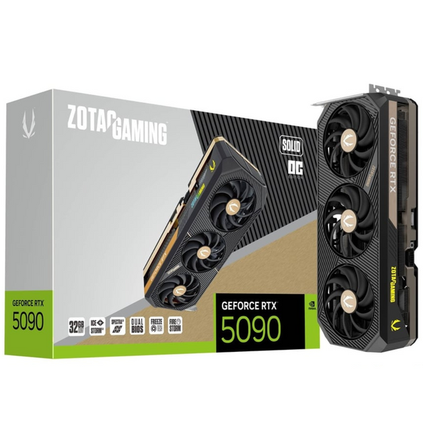 ZOTAC GAMING GeForce Series RTX 5090 SOLID OC 32GB GDDR7 ZT-B50900J-10P