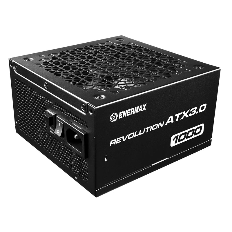 ENERMAX REVOLUTION ATX3.0 PCIE 5.0 1000W 80 PLUS Gold Fully Modular Power Supply (PS-ERA1K) 
