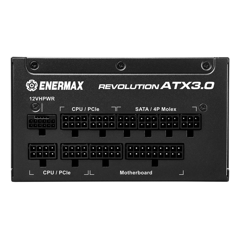 ENERMAX REVOLUTION ATX3.0 PCIE 5.0 1000W 80 PLUS Gold Fully Modular Power Supply (PS-ERA1K) 