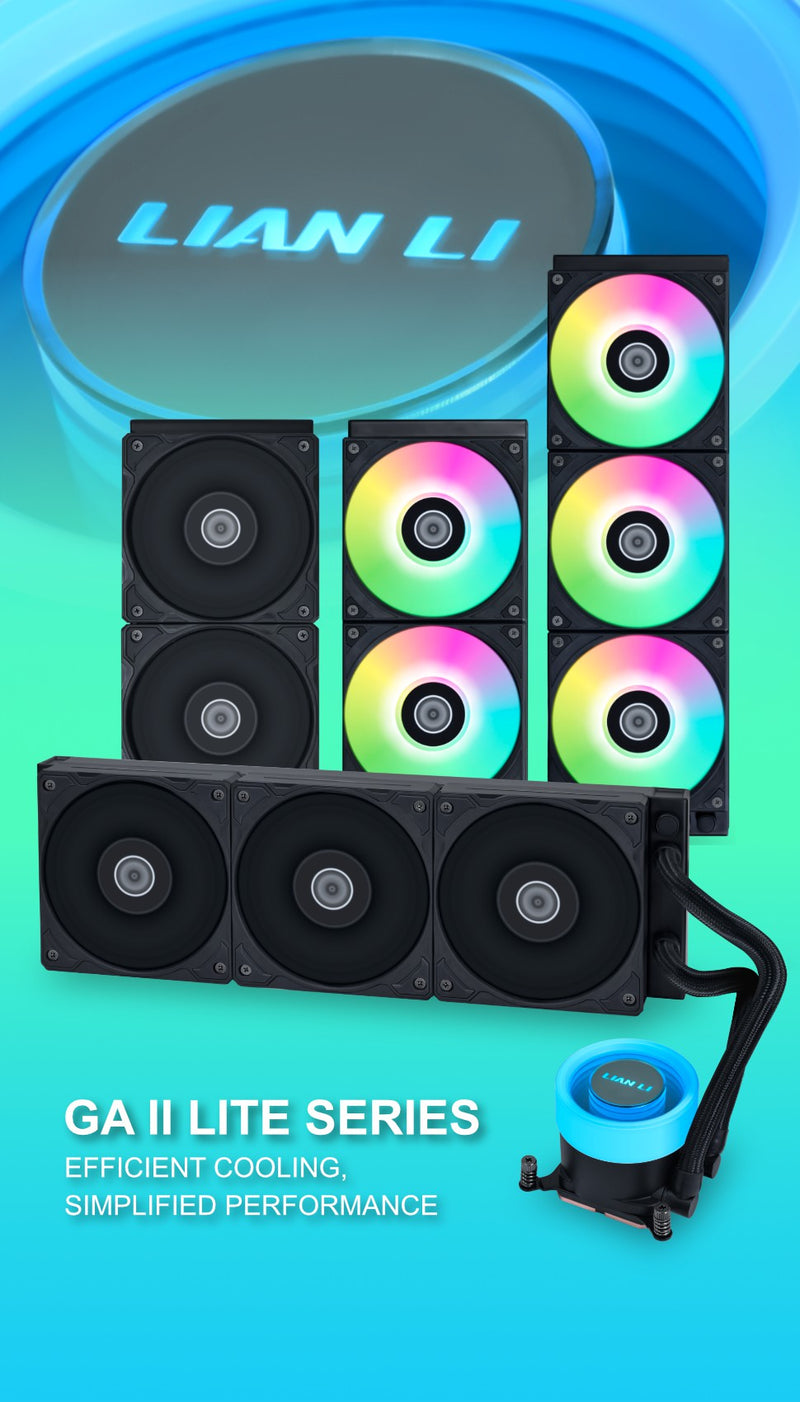 LIAN LI Galahad II Lite 360 RGB 360mm Liquid CPU Cooler (GA2L36RB)