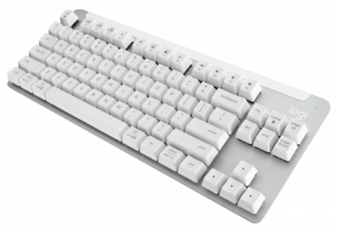 Logitech Signature K855 Wireless Mechanical TKL Keyboard 無線機械鍵盤 紅軸 - White 白色 920-011075 原裝行貨