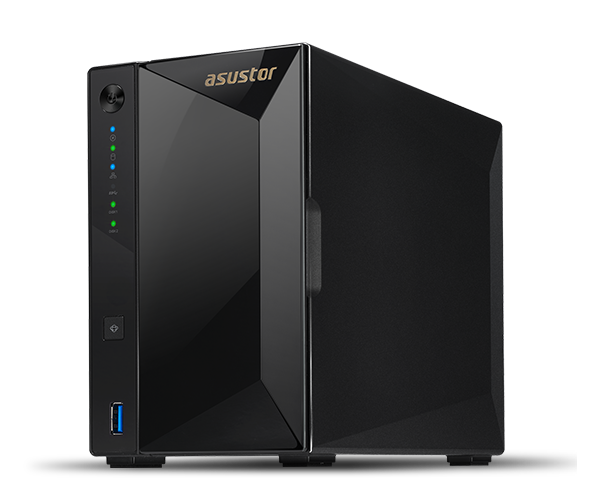 ASUSTOR AS4002T 2-Bay NAS - Marvell ARMADA-7020 1.6GHz (Dual-Core), 2GB DDR4 