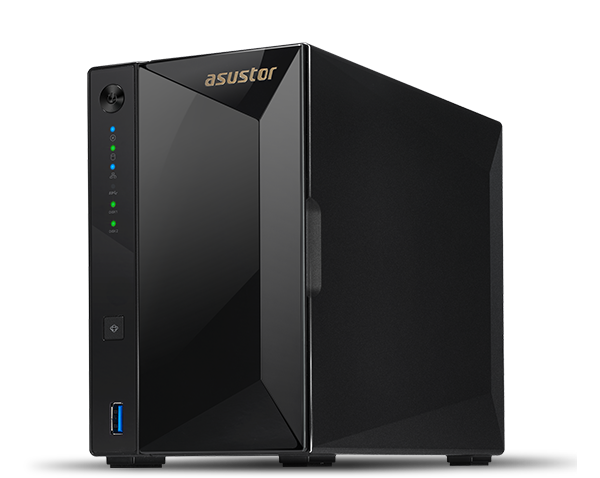 ASUSTOR AS4002T 2-Bay NAS - Marvell ARMADA-7020 1.6GHz (Dual-Core), 2GB DDR4