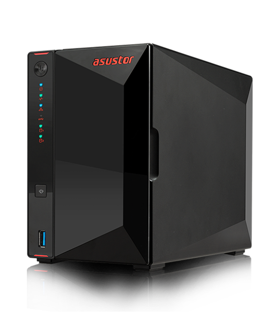 ASUSTOR Nimbustor 2 AS5202T 2-Bay NAS - Intel Celeron J4025 2.9GHz (Dual-Core), 2GB DDR4