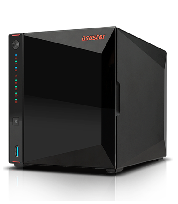 ASUSTOR Nimbustor 4 AS5304T 4-Bay NAS - Intel Celeron J4125 2.7GHz (Quad-Core), 4GB DDR4 