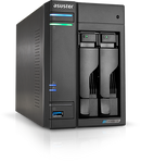 ASUSTOR Lockerstor 2 AS6602T 2-Bay NAS - Intel Celeron J4125 2.7GHz (Quad-Core), 4GB DDR4