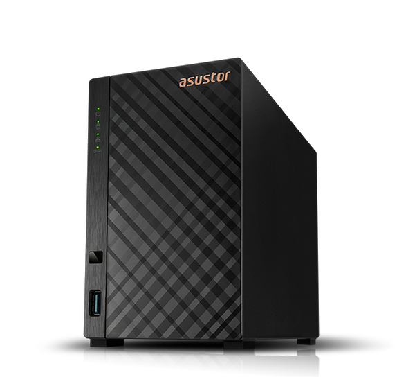 ASUSTOR Drivestor 2 AS1102T 2-Bay NAS - Realtek RTD1296 1.4GHz (Quad-Core), 1GB DDR4