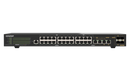 QNAP QSW-M2130P-2C2S26T 30 Ports 10GbE SFP+ x 2 | 10GbE BASE-T (RJ45) x 2 | 10GbE SFP+/RJ45 Combo Ports x 2 | 2.5GbE (RJ45) x 24 L2 Web Managed Switch