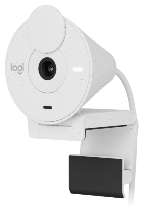 Logitech Brio 300 Full HD Webcam - Pearl White 960-001443 Original licensed product