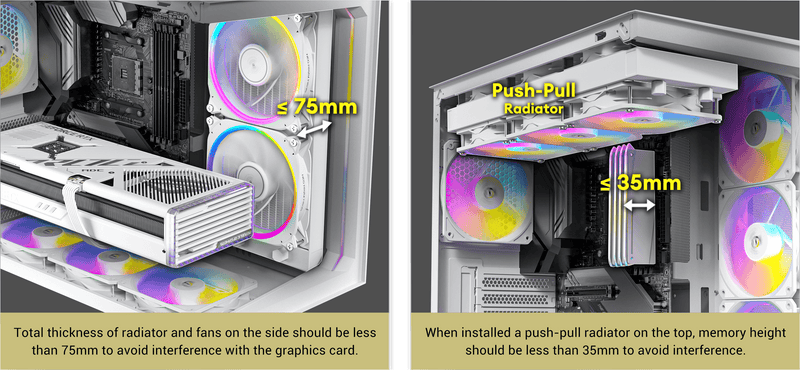 ANTEC C5 ARGB White 白色 無立柱全景 ATX Case * 預裝7把ARGB風扇