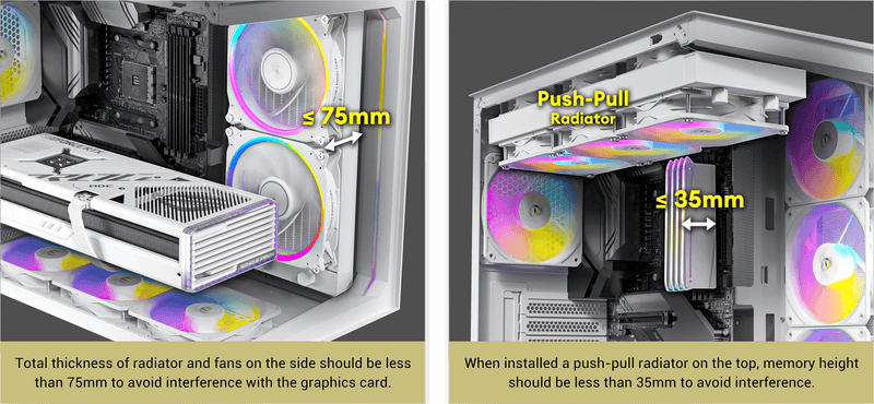 ANTEC C5 ARGB White 白色 無立柱全景 ATX Case