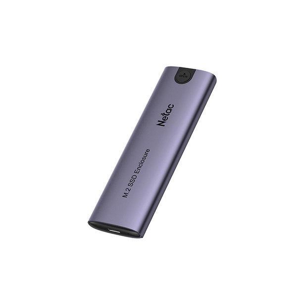 NETAC WH51 M.2 NVMe/SATA to TypeC USB 3.1 Gen2 Aluminum External SSD Enclosure NT07WH51-32C2