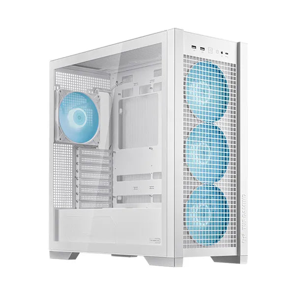 ASUS TUF GAMING GT302 White White ARGB Tempered Glass ATX Case CA-AGT302W