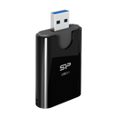 Silicon Power Combo Black SD and microSD USB 3.2 Card Reader (SPU3AT5REDEL300K)