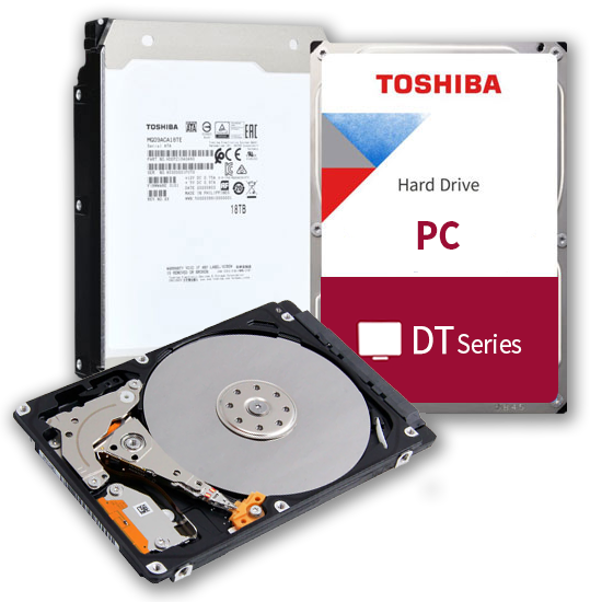 Toshiba 4TB DT02ABA400 3.5" SATA 5400rpm 128MB Cache HDD