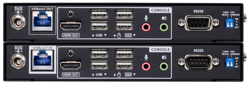 ATEN CE840 True 4K HDMI USB HDBaseT 3.0 KVM Audio Extender w/USB2.0, Remote