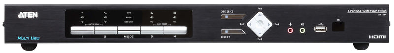ATEN CM1284 4 Port 4K HDMI USB Multi-View KVMP Control Center (up to 4 x 4)