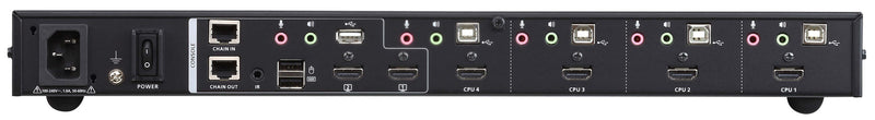 ATEN CM1284 4 Port 4K HDMI USB Multi-View KVMP Control Center (up to 4 x 4)