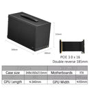 PCCOOLER K101 (黑色) Mesh Portable Desktop Mini-ITX Case