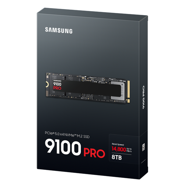 Samsung 8TB 9100 PRO MZ-VAP8T0BW PCIe Gen5 NVMe M.2 SSD