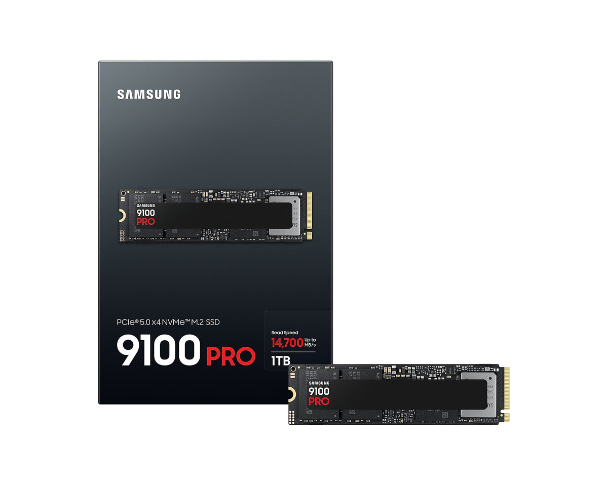 Samsung 1TB 9100 PRO MZ-VAP1T0BW PCIe Gen5 NVMe M.2 SSD (HD-91P1TB)