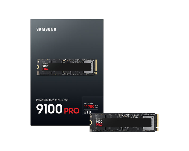 Samsung 2TB 9100 PRO MZ-VAP2T0BW PCIe Gen5 NVMe M.2 SSD