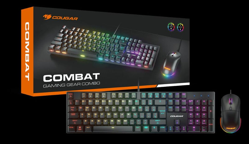 Cougar Combat mechanical keyboard and mouse set 