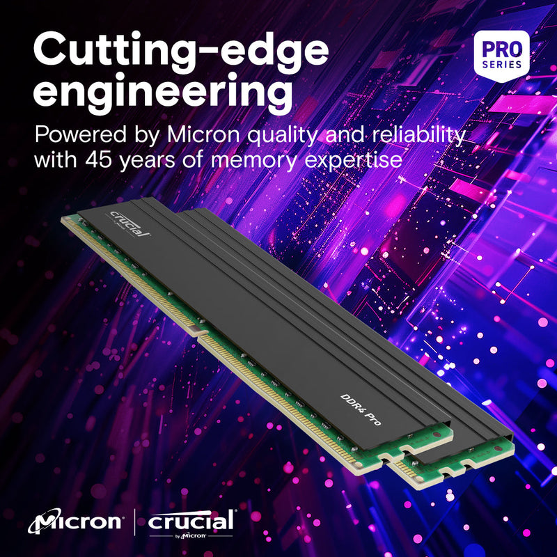 Crucial Pro 16GB CP16G4DFRA32A DDR4 3200MHz UDIMM RAM (RM-CP4D16B)