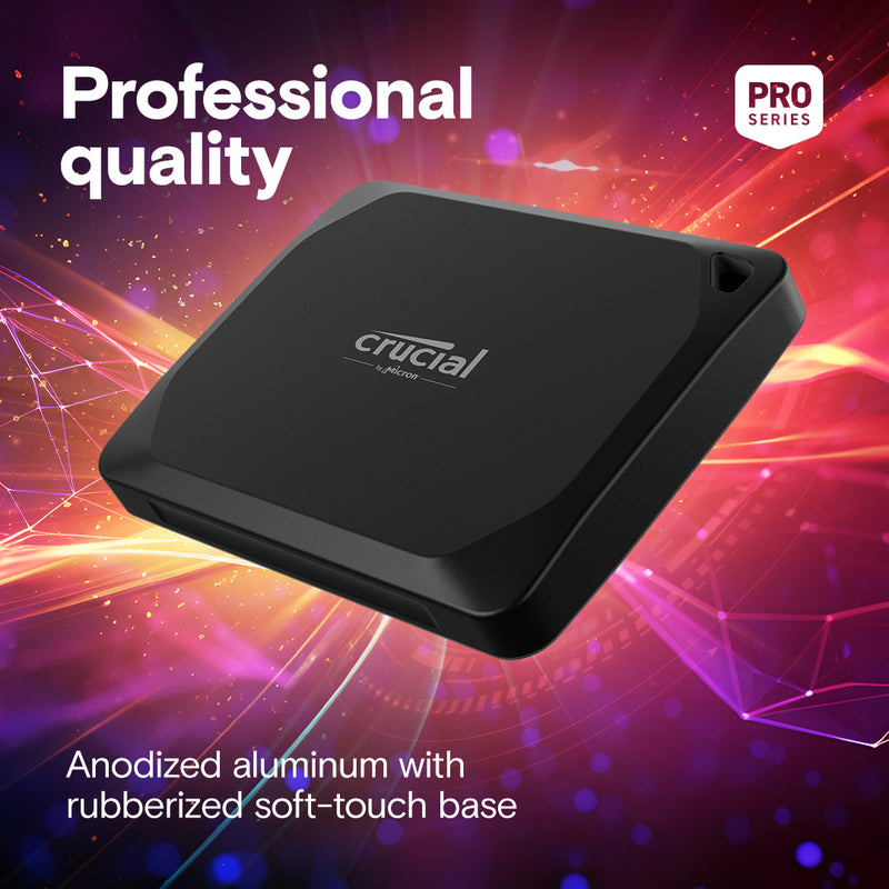 Crucial 1TB X10 Pro USB 3.2 Gen 2 Portable SSD CT1000X10PROSSD9