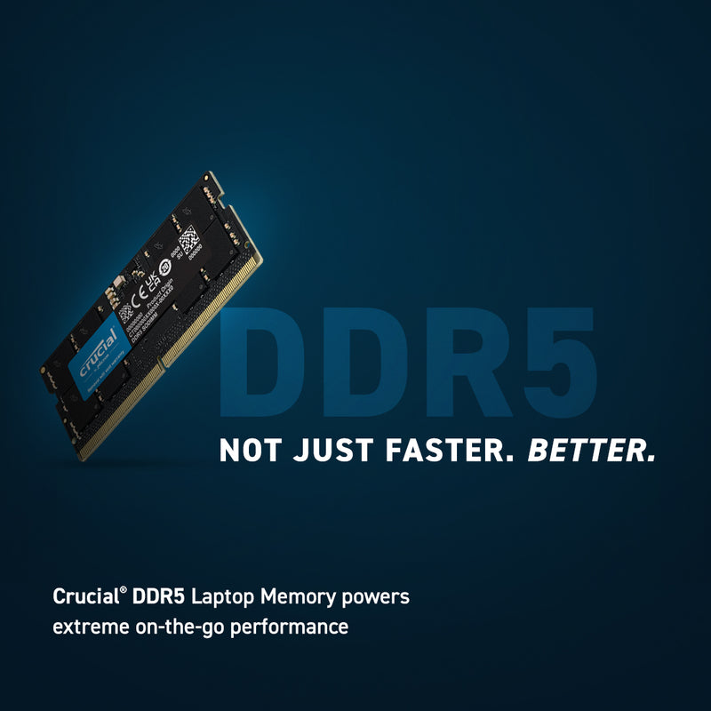 Crucial DDR5 SODIMM 16GB DDR5 5600MHz CT16G56C46S5 Memory