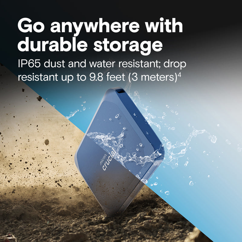 Crucial 8TB X10 USB 3.2 Gen 2x2 Portable SSD CT8000X10SSD9