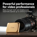 Crucial 2TB X10 Pro Gold 金色 USB 3.2 Gen 2x2 Portable SSD CT2000X10PROSSD9D (HD-X10P2TG)