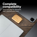 Crucial 2TB X10 Pro Gold 金色 USB 3.2 Gen 2x2 Portable SSD CT2000X10PROSSD9D (HD-X10P2TG)