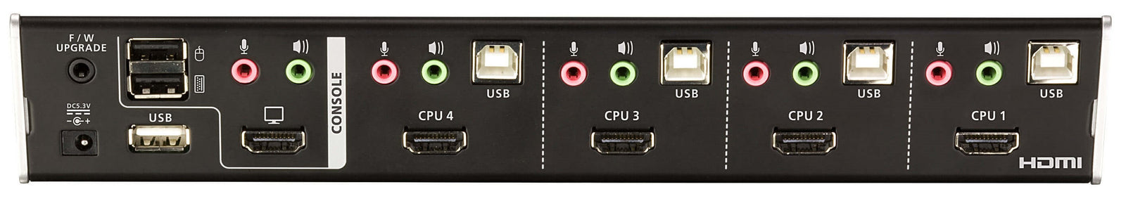 ATEN CS1794 4 Port USB2.0 HDMI KVMP Switch w/4x6' Cable