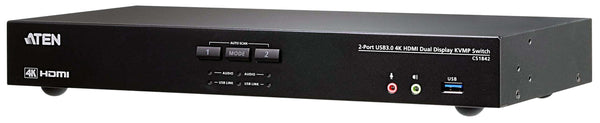 ATEN CS1842 2 Port USB 3.0 4K HDMI Dual Display KVMP™ Switch