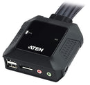 ATEN CS22H 2 Port True 4K HDMI USB KVM Switch w/外接式切換按鍵