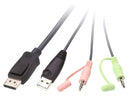 ATEN CS22DP 2-Port USB 4K DisplayPort Cable KVM Switch w/外接式切換按鍵