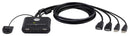 ATEN CS22HF 2 Port HDMI USB KVM Switch w/外接式切換按鍵