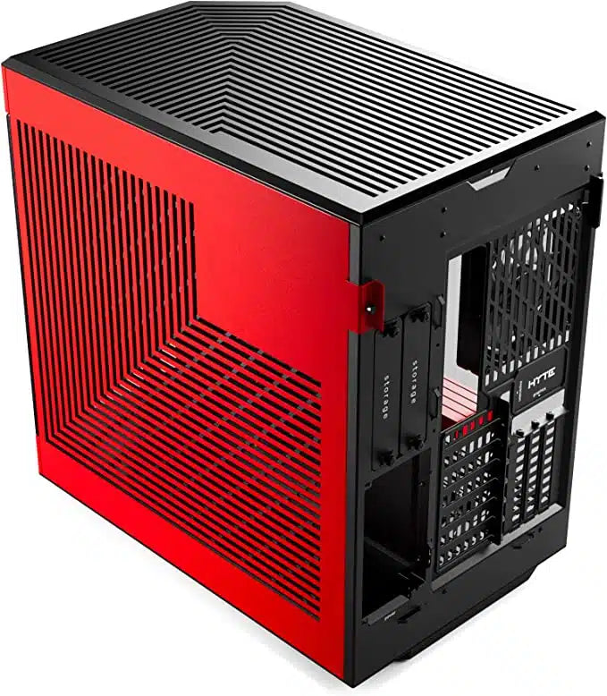 HYTE CA-HY60BR 黑紅色 Tempered Glass Mid-Tower ATX Case w/RiserCable 4.0