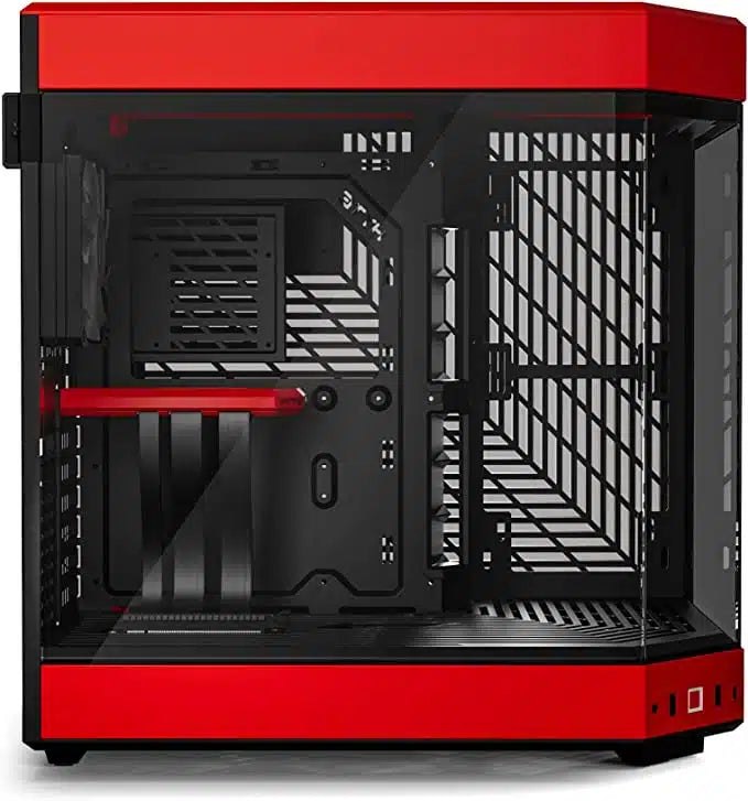 HYTE CA-HY60BR 黑紅色 Tempered Glass Mid-Tower ATX Case w/RiserCable 4.0