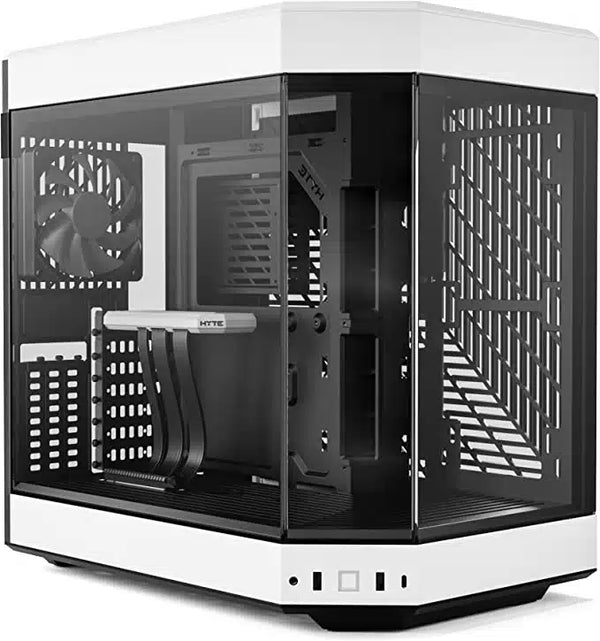 HYTE Y60 CA-HY60BW Black and White Tempered Glass Mid-Tower ATX Case w/RiserCable 4.0