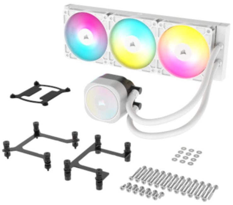 CORSAIR NAUTILUS 360 RS ARGB WHITE White 360mm Liquid CPU Cooler CW-9060095-WW 