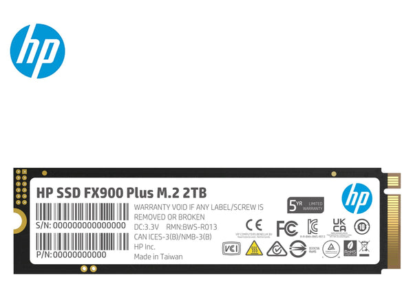 HP 2TB FX900 Plus PCIe Gen4x4 M.2 SSD