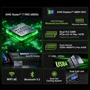 GMKtec NucBox M7 ULTRA (32G+1T SYSTEM) Mini PC (AMD Ryzen 7 6850U / 32GB Ram / 1TB SSD / Windows 11 Pro) CS-GNBM7U