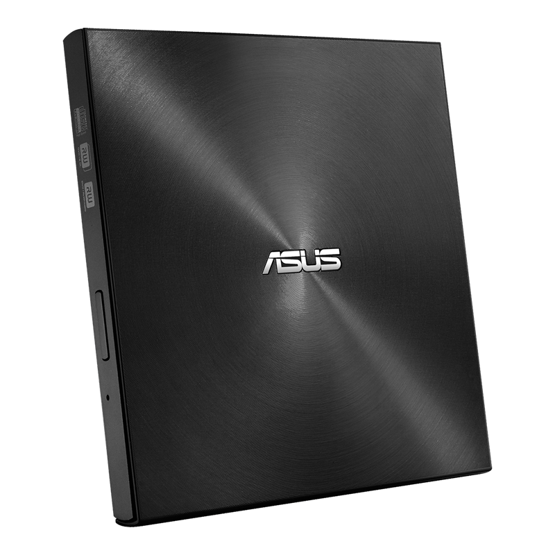 ASUS ZenDrive U9M (SDRW-08U9M-U)/BLACK ultra-slim portable 8X DVD burner with USB Type-C and Type-A (DR-S08U9MK)